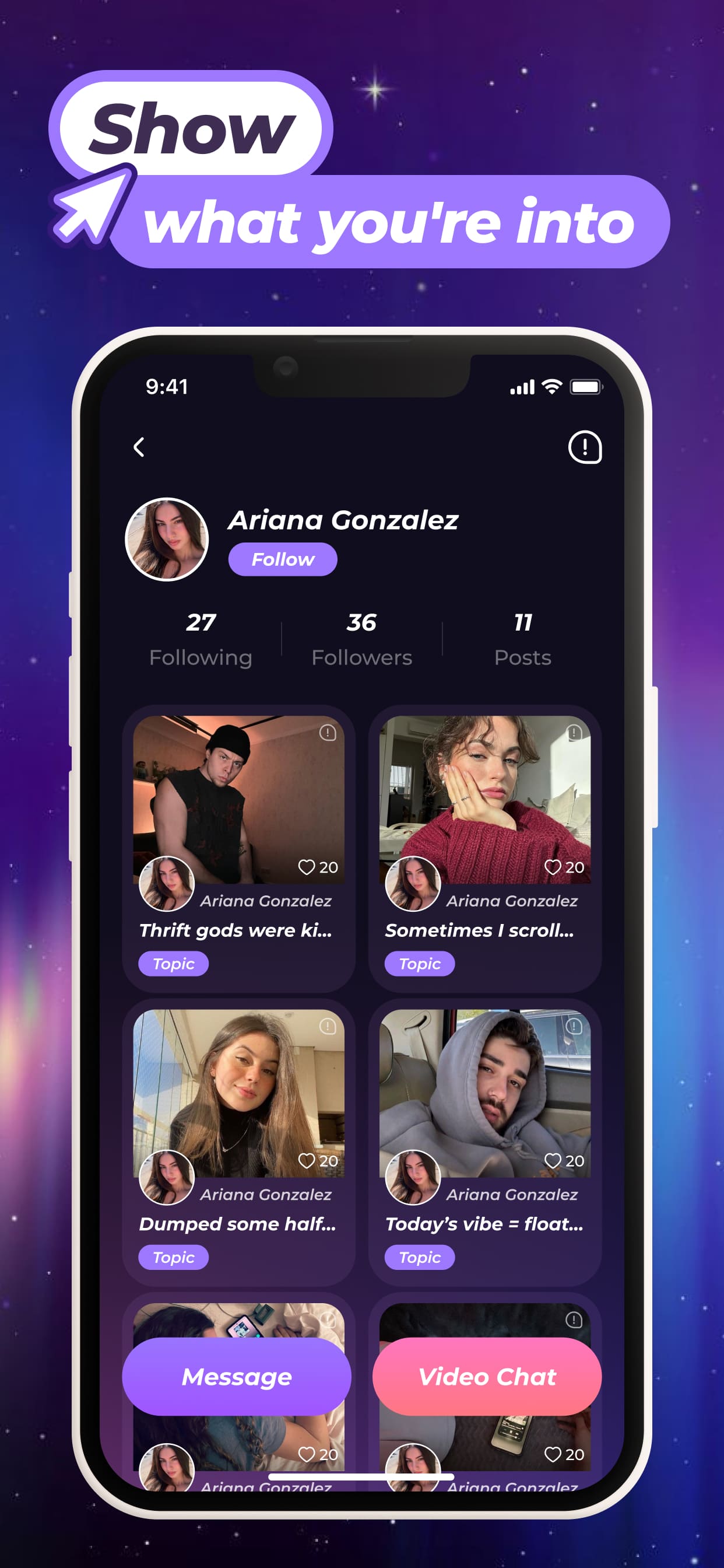 A woman with a chic pixie cut